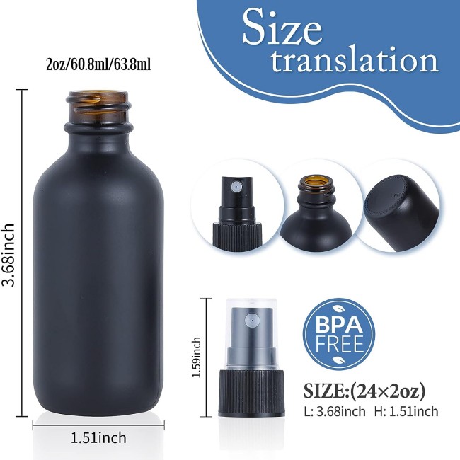 Gold Supplier's Hot Sale Boston Round Glass Dropper Bottles 30ml 60ml 120ml 1 oz 2 oz 4 oz Matte Black White for Beard Oils