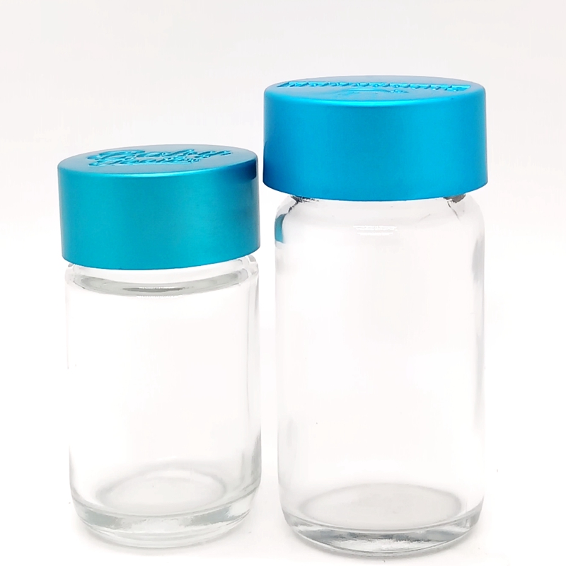 5 Pack 2.5G Baby Recyclable Jeeter Packaging Child Resistant Glass Jars Jeeter Packaging With Cones