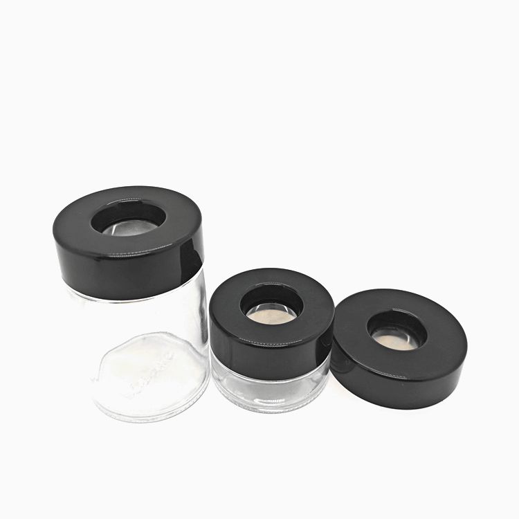 Recyclable 6oz 8oz 10oz 12oz 14oz Concentrate and Flower Vacuum Sealed Glass Jar Glass Bottle