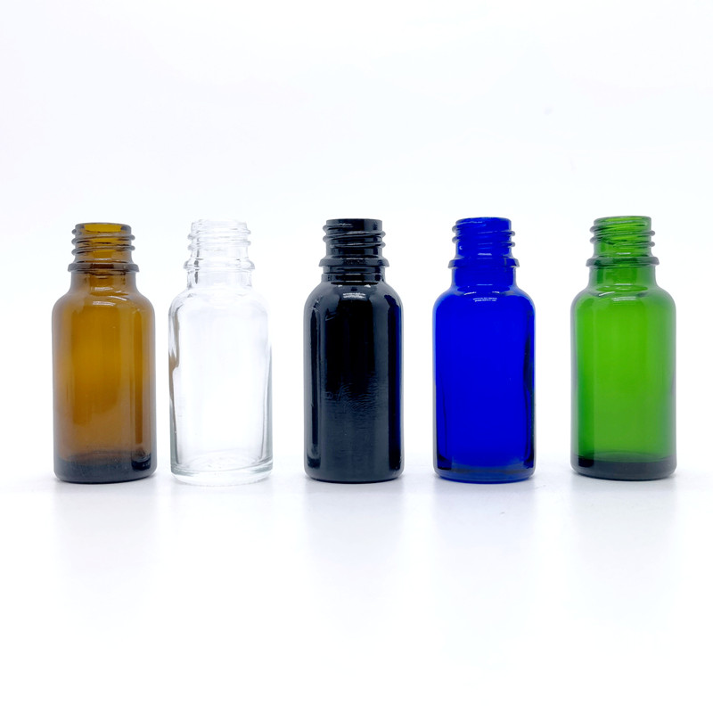 Luxury Skincare Packaging Hair Oil Bottle 30ml Pipette Serum Bottle Press Dropper 1oz Amber Glass Serum Essential Oil Bottle