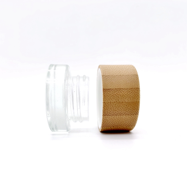 Child-Proof Clear Glass Jar With 3.5g  5g 7g  Smell Proof Cap Bottle  Packaging Flower Concentrate Jar With Proof Cap