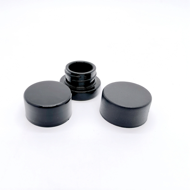 Hot Sale Mini Childproof Plastic Cap Square Glass Concentrate Storage Jar With Cr Lid 3g 5g 9g Glass Bottle Child Resistant Lid