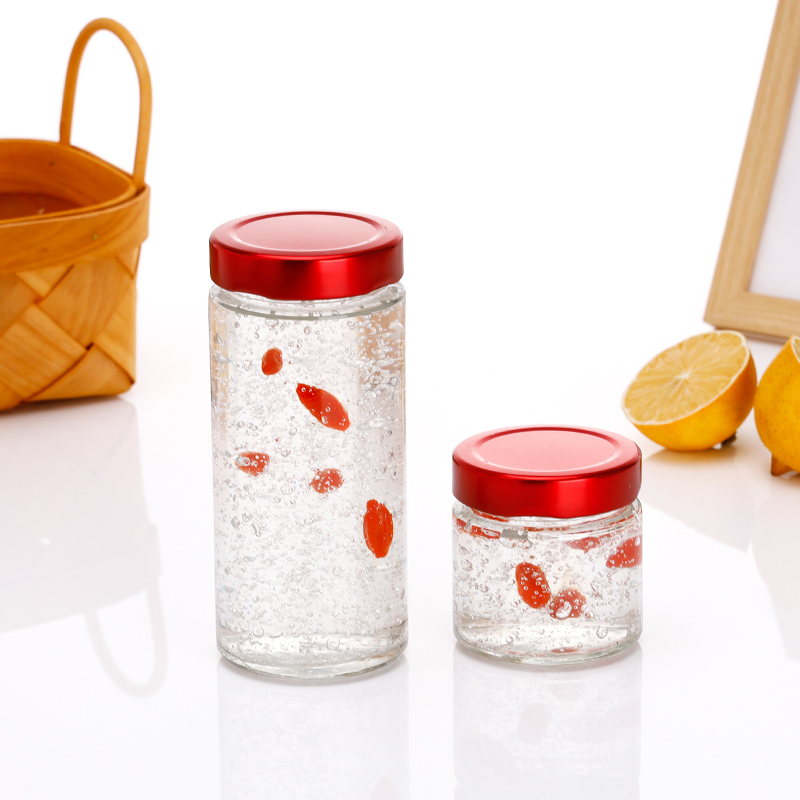 Food Grade Bird Nest Glass Bottle 25ml 70ml 100ml 150ml Empty Clear Honey Kitchen Storage Jar Packaging With Lids