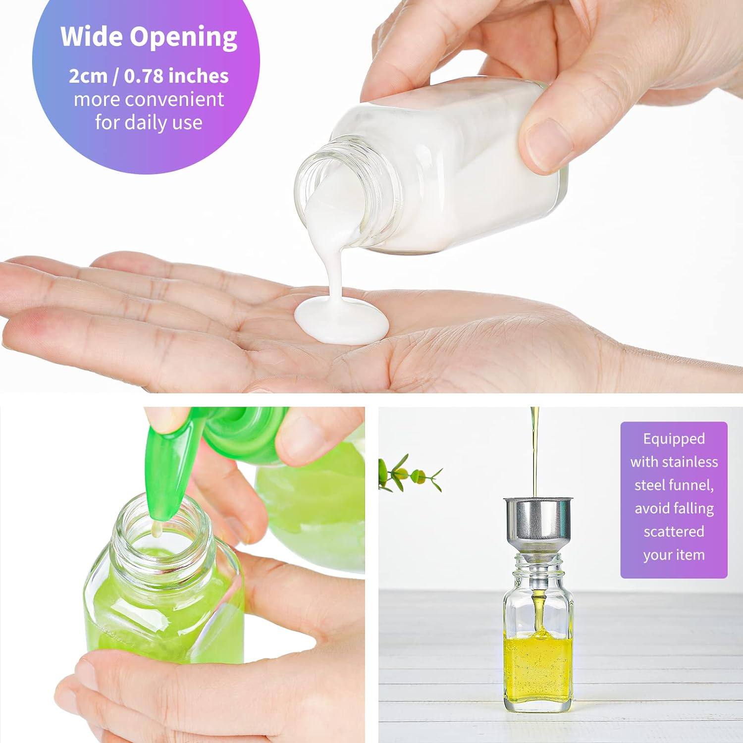 1shot Glass Bottle 2oz Small Sample Bottle 60ml Juice Glass Bottle With Aluminum Plastic Tamper Proof Lid