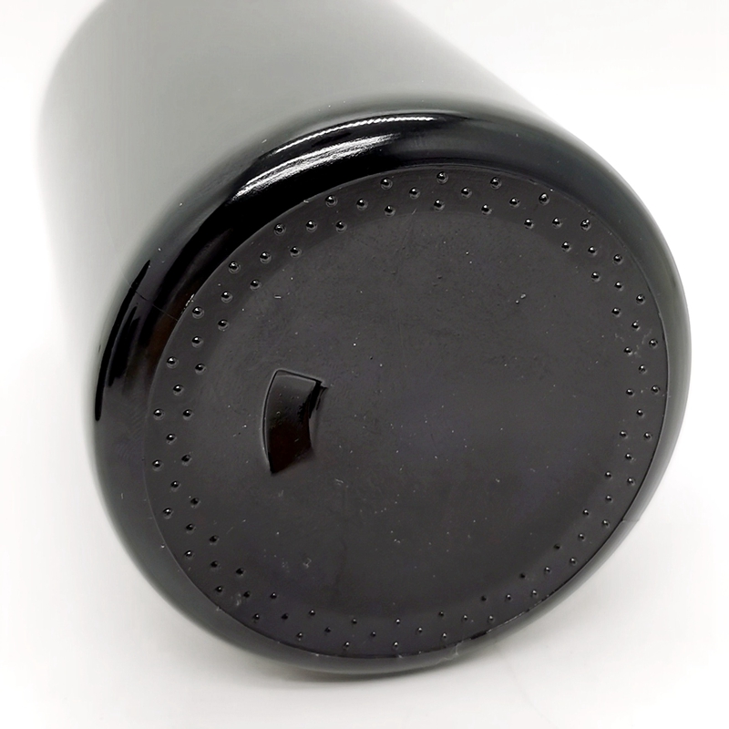 Hot Sale Airtight 100ml 200ml 250ml 500ml 1000ml Dark Violet Glass Jars Black Plastic Screw Cap Elegant Packaging Best Seller