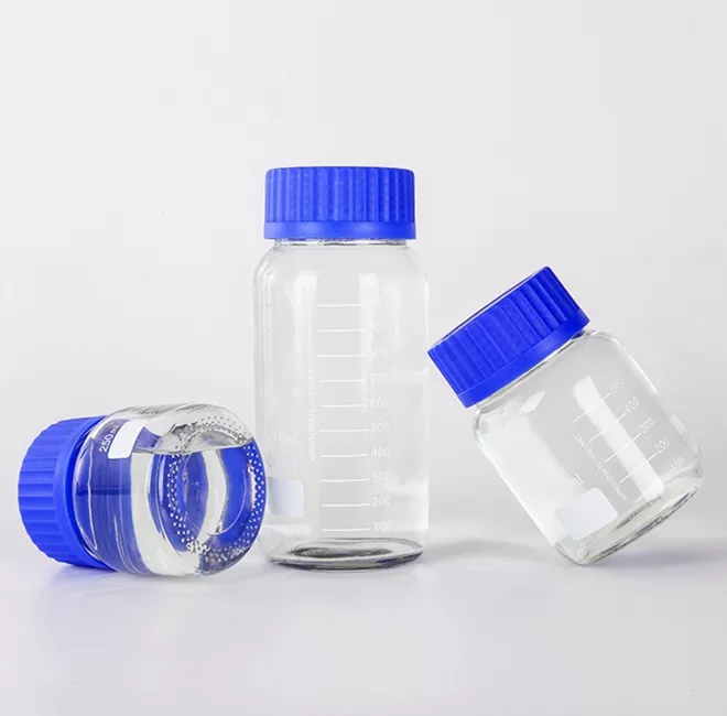 Tiandi Lab 1000ml GL80 Borosilicate Glass Reagent Bottle Glass Jar Glass Bottle
