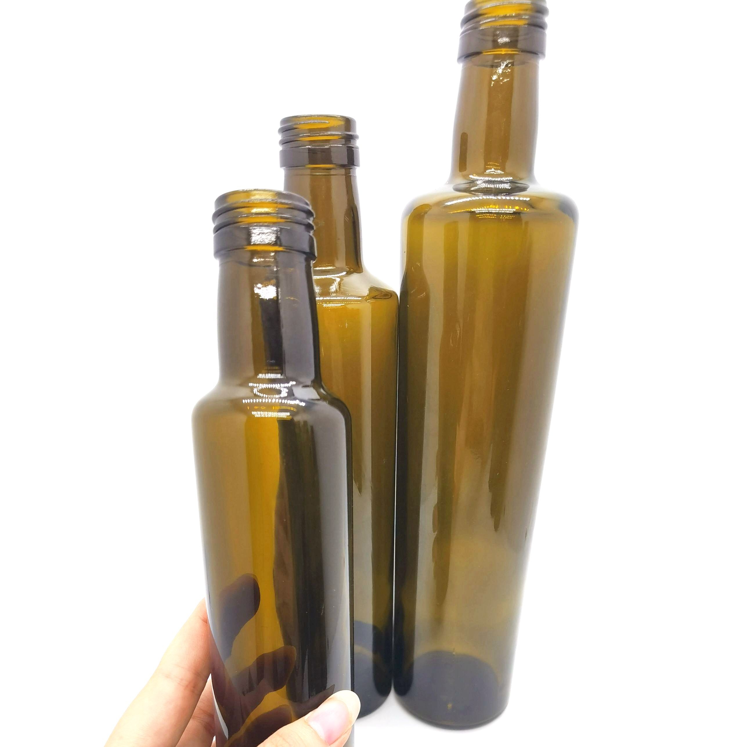 Best Selling Custom Black Green clear Color 100 ml Empty Oil Bottles China Manufacturer Factory Glass Bottle of Olive Oil