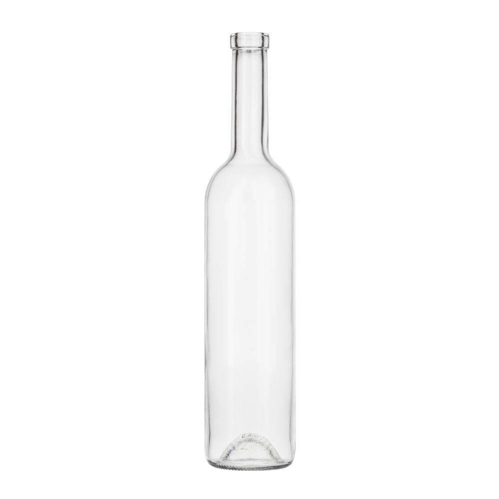 Recyclable 200ml 375ml 500ml 750ml 1000ml Round Empty Flint Glass Liquor Wine Gin Whisky Vodka Alcohol Tequila Glass Bottle