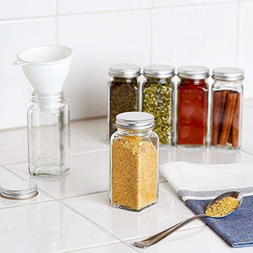 Wholesale 120ML 4oz Salt Bottle Mini Seasoning Organizer Jar Set Glass Spice Containers With Gold Lid for Kitchen Spice Tools Factory Price Lower Price lower price