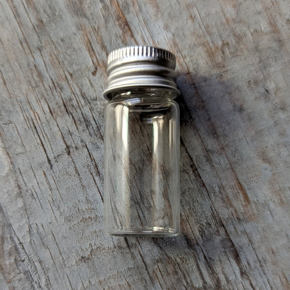 Wholesale Empty Clear Mini Small Sample Glass Container Bottle With Aluminum Screw Cap