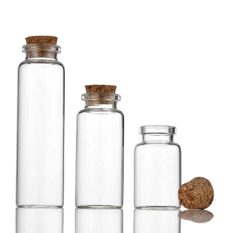 Diameter 30mm Flat Glass Test Tube Galls Flat Bottom Bulk Test Glass Tube With Cork