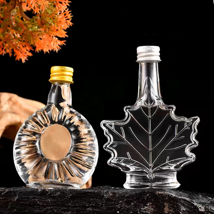 Wholesale 50ml Whiskey Crystal Glass Wine Bottle Small 50ml Bottles for Home Bar Decoration