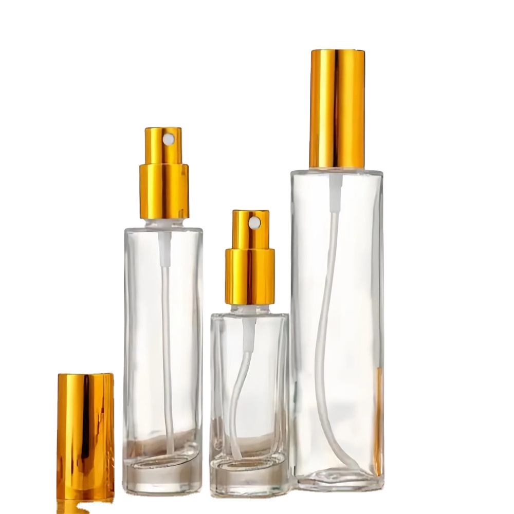 Wholesale 60/100//120/150/200/ml Glass Spray Bottle  With Fine Mist Sprayer  Cosmetic Packaging