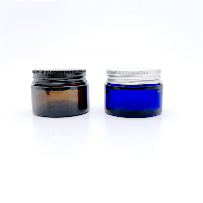 Skincare Serum Glass Cosmetic Empty Cream Packaging 5g 10g 15g 20g 30g 50g 80g 100g Frosted Cosmetic Container Jar With Lids