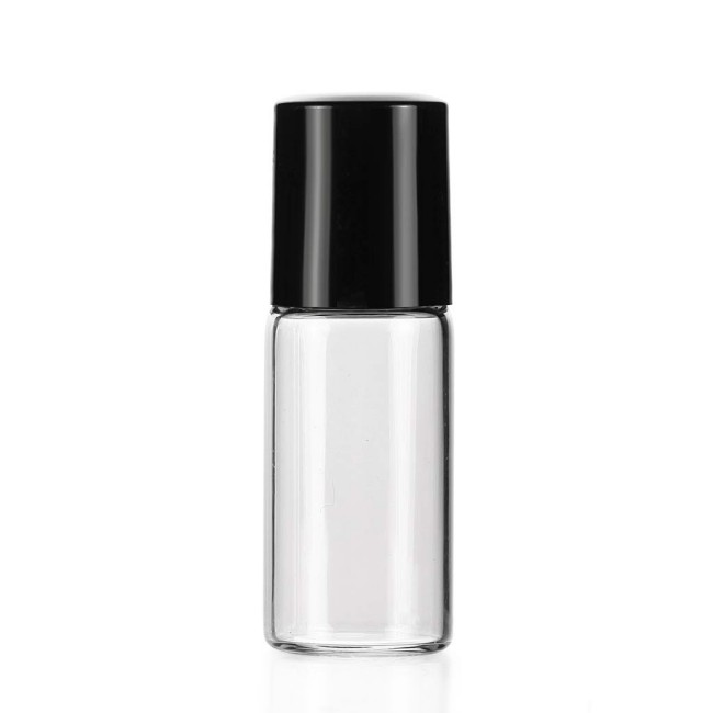 30ml 1oz Empty Deodorant Big Plastic Roll on Bottle Glass Roller Bottle With Plastic Ball Big Essential Oil Roll on Bottle