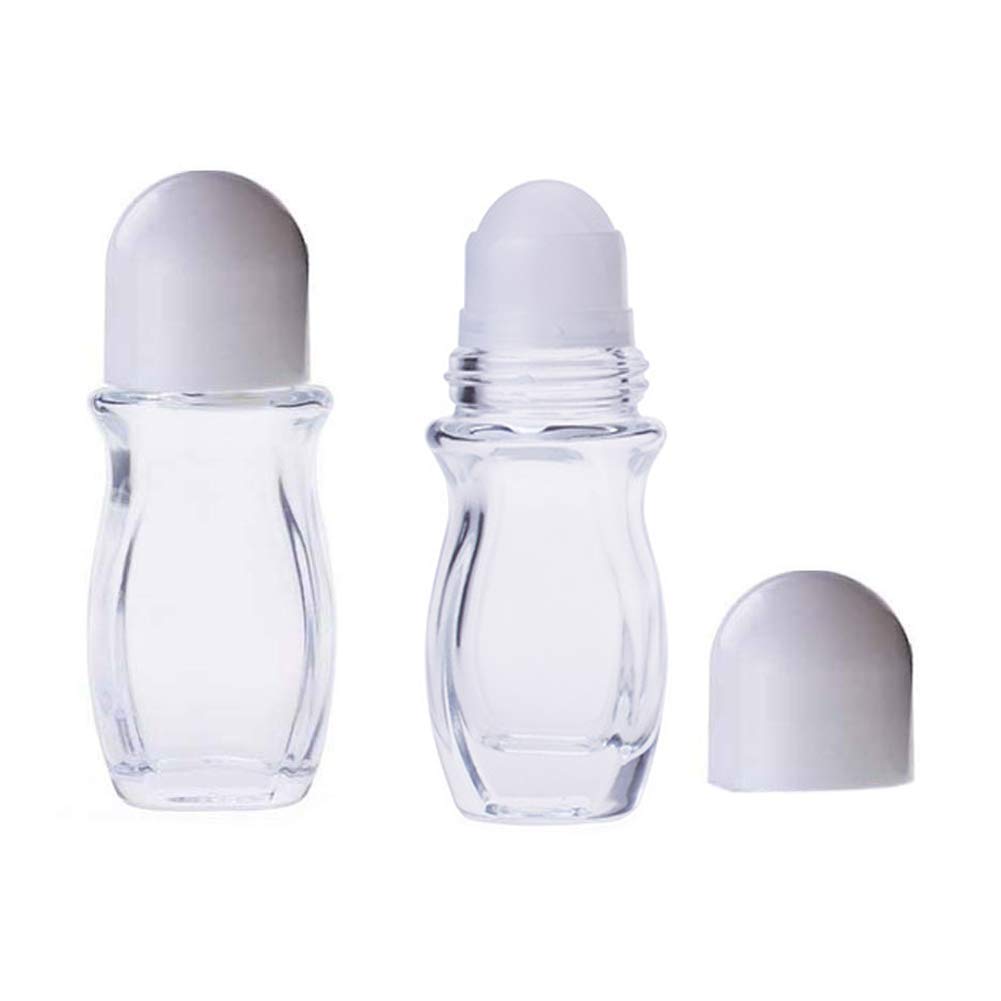 Clear Glass Perfume Bottle 10ml Roll on Bottle Empty Roller Ball Bottle for Essential Oils Eye Cream