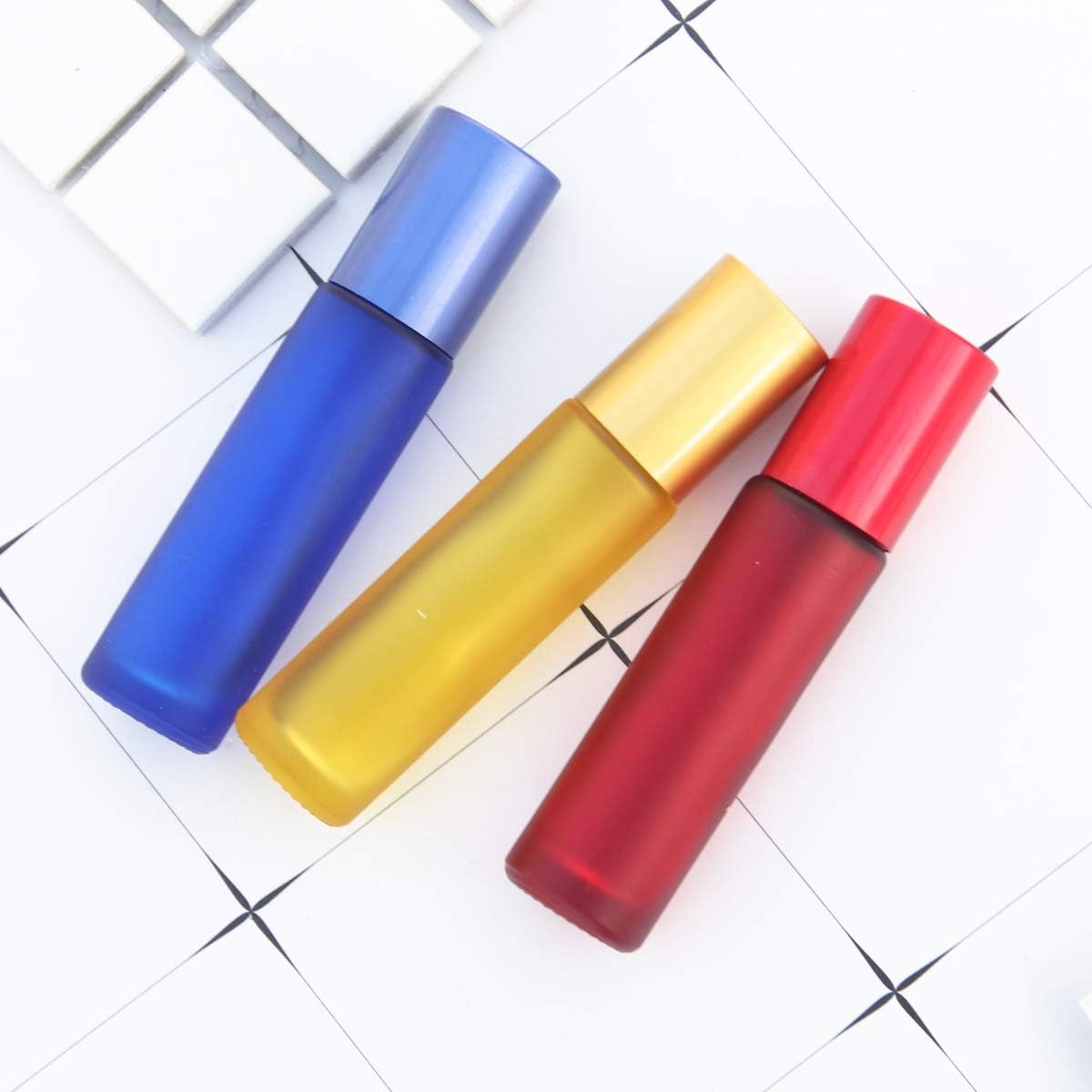 Roller Bottles Free Samples Glass Bottle With Screw Lids 5ml 8ml 10 Ml Roll on Bottle