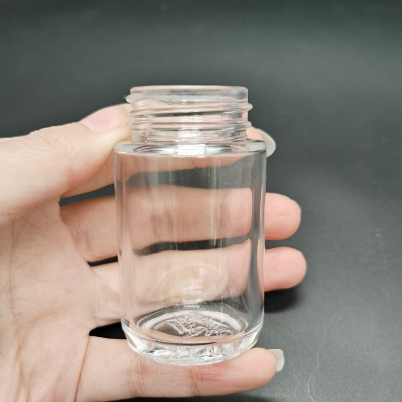 Natural Dark UV Violet Glass Jars 100ml 150ml  250ml Smell Proof Food Bottle for Gummy Dried Flowers Bottle Jar W/ Bakelite Cap