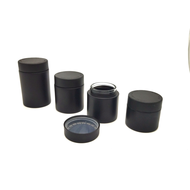 Child Resistant Child Proof Airtight 5ml 7ml 9 Ml 1oz 2oz 3oz Glass Jar With Plastic Caps Glass Bottle Glass Jar