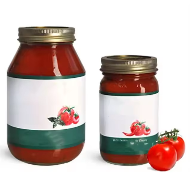 Glass Mayo Jar 4 Oz 8oz 12 Oz 16 Oz 32 Oz 300ml Glass Mason Jar With Metal Lid Wide Mouth Canning Jam Jar