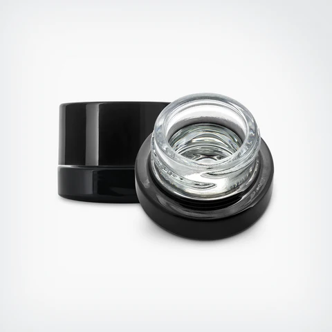 Customized Printing Logo 3ml 5ml 7ml 9ml Cube Round Clear Smell Proof Concentrate Jar Childproof Small Glass Jar With Lid Glass Bottle Glass Jar lower price