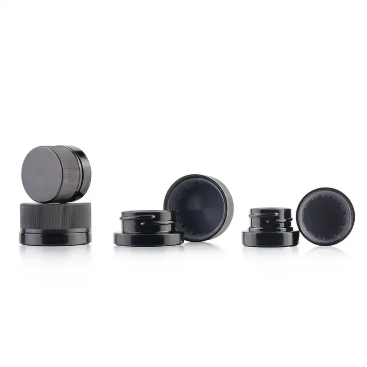 New Design 3g 5g 7g 9g Proof Lid Child Resistant Lids Concentrate Packaging Canada 1 Gram Sample Containers Wholesale Glass Jars glass jar glass bottle