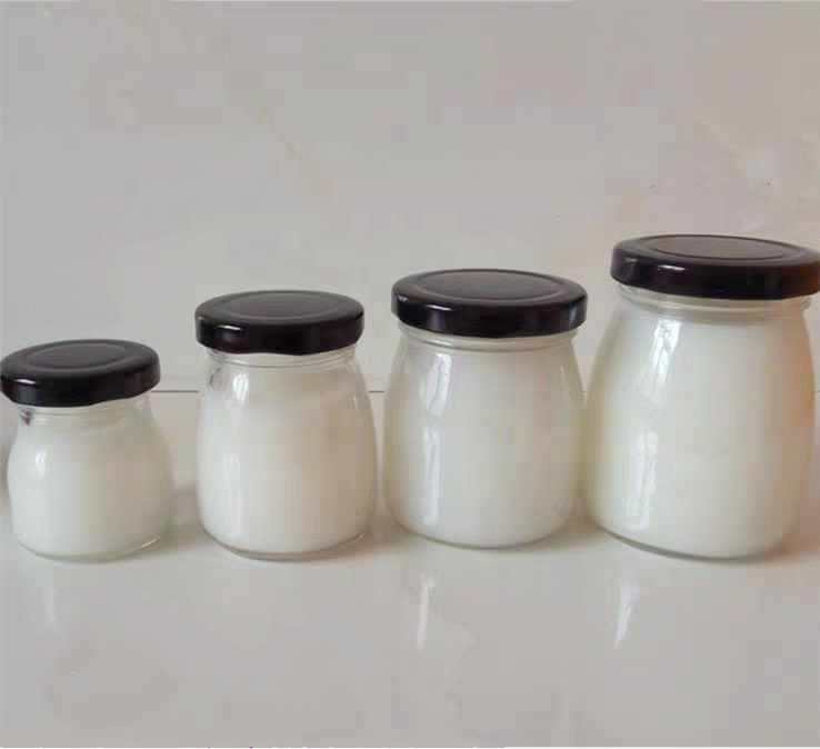 Glass Jar Overnight Oats Container With Screw Lid Airtight Pudding Sauce Yogurt Storage Containers Spice Canning Jars (10oz )