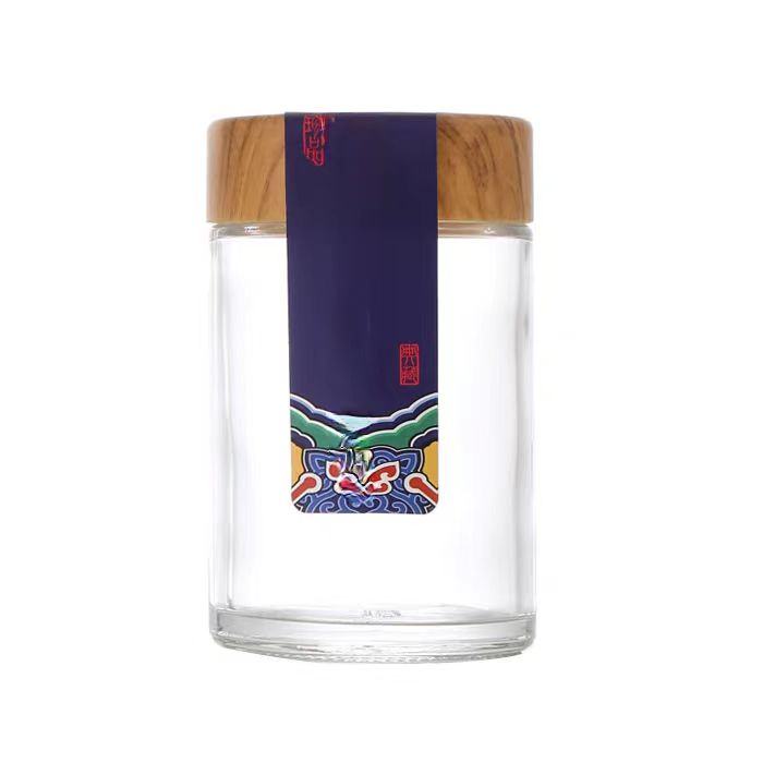 180ml / 280ml / 360ml 500ml 720ml Small Round Glass Jam Jars Glass With Lid Storage Pickles Jar for Food
