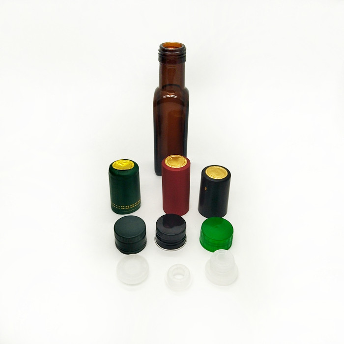 Screw Cap 250ml 17oz 500ml 750ml Transparent Empty Square Oil Cruet Glass Vinegar Olive Oil Dispenser Bottle
