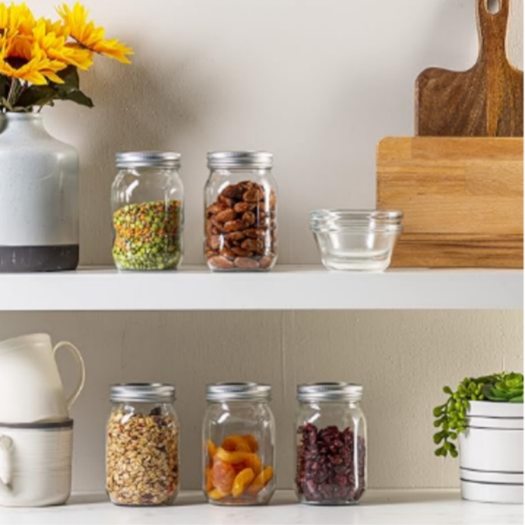 High Quality Canning Jar 4oz 8oz 12oz 16oz 25oz 32oz Glass Mason Jar lower  price