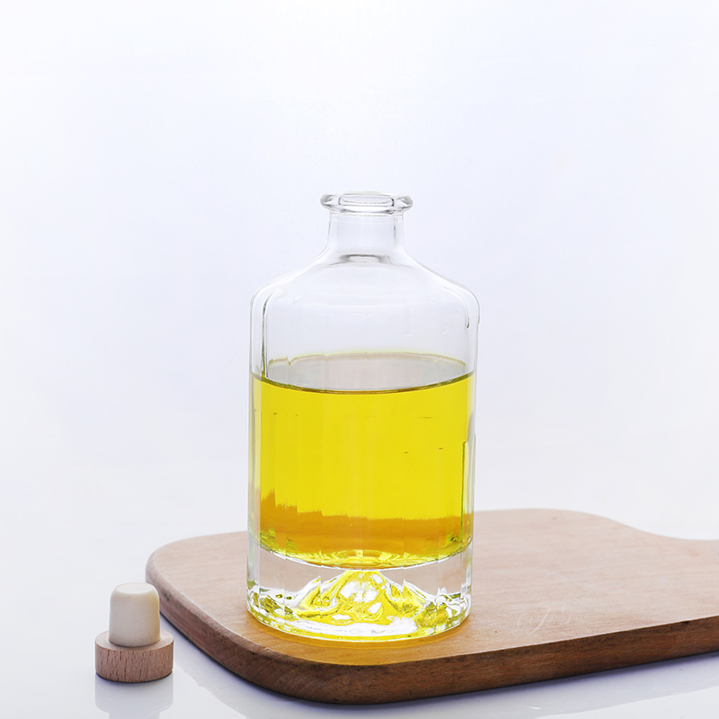 Recyclable Gin Vodka Spirit Bottle Wine Juice Bottle Whisky Glass 200ml 375ml 500ml 700ml 750ml 1000ml Beverage Glass Bottle