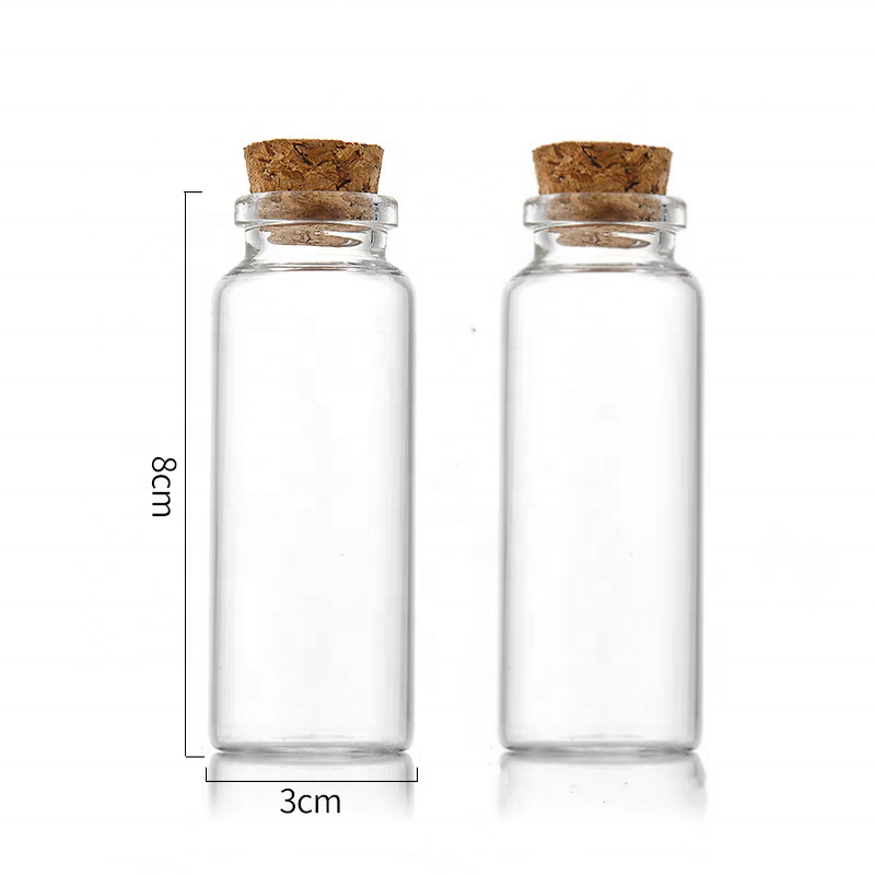 Diameter 30mm Flat Glass Test Tube Galls Flat Bottom Bulk Test Glass Tube With Cork