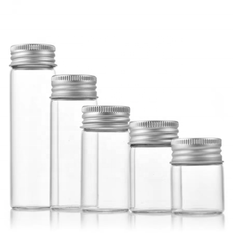 10ml 15ml Mini Clear Glass Wishing/small Drift Bottle/vials With Cork Lid for Gift Tube Corked Jars Bottles