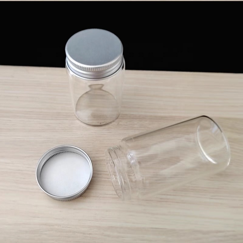 Laboratory Air Tight Leakproof Round Flat Bottom Sample Bottle Borosilicate Glass Test Tube