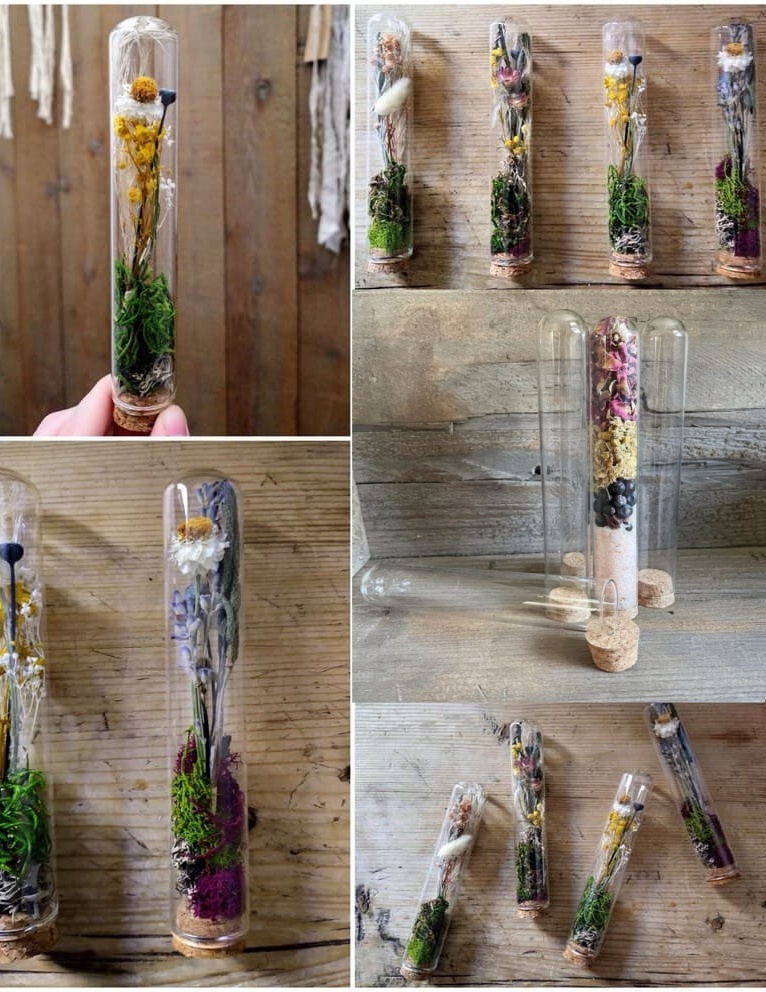 Lab and Medical Flat Bottom or Round Bottom Glass Test Tube With Cork for Packaging