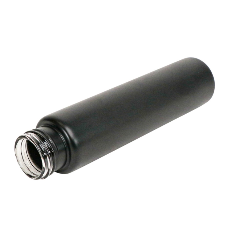 Premium Pre Rolled Packaging Child Resistant 115mm 116mm 120mm Black Jumbo Glass Tube With Child Safety Cap for Candy Flower