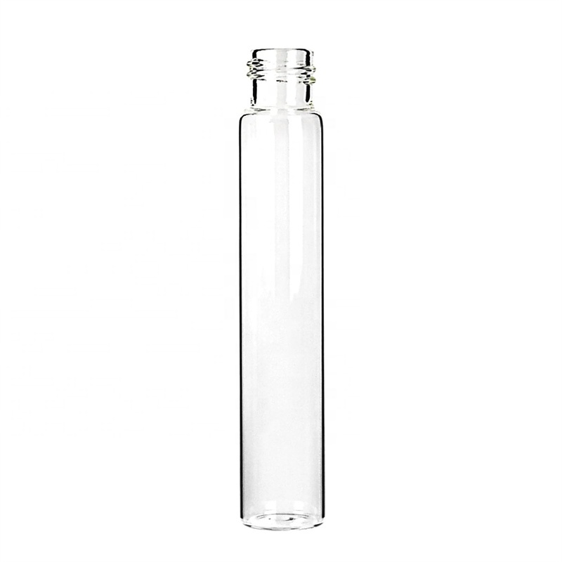 Hot Sale 120mm Clear Vial Screw Top Tube Empty Child Resistant Medicine Candy Packaging Glass Tubes With Cr Screw Lid