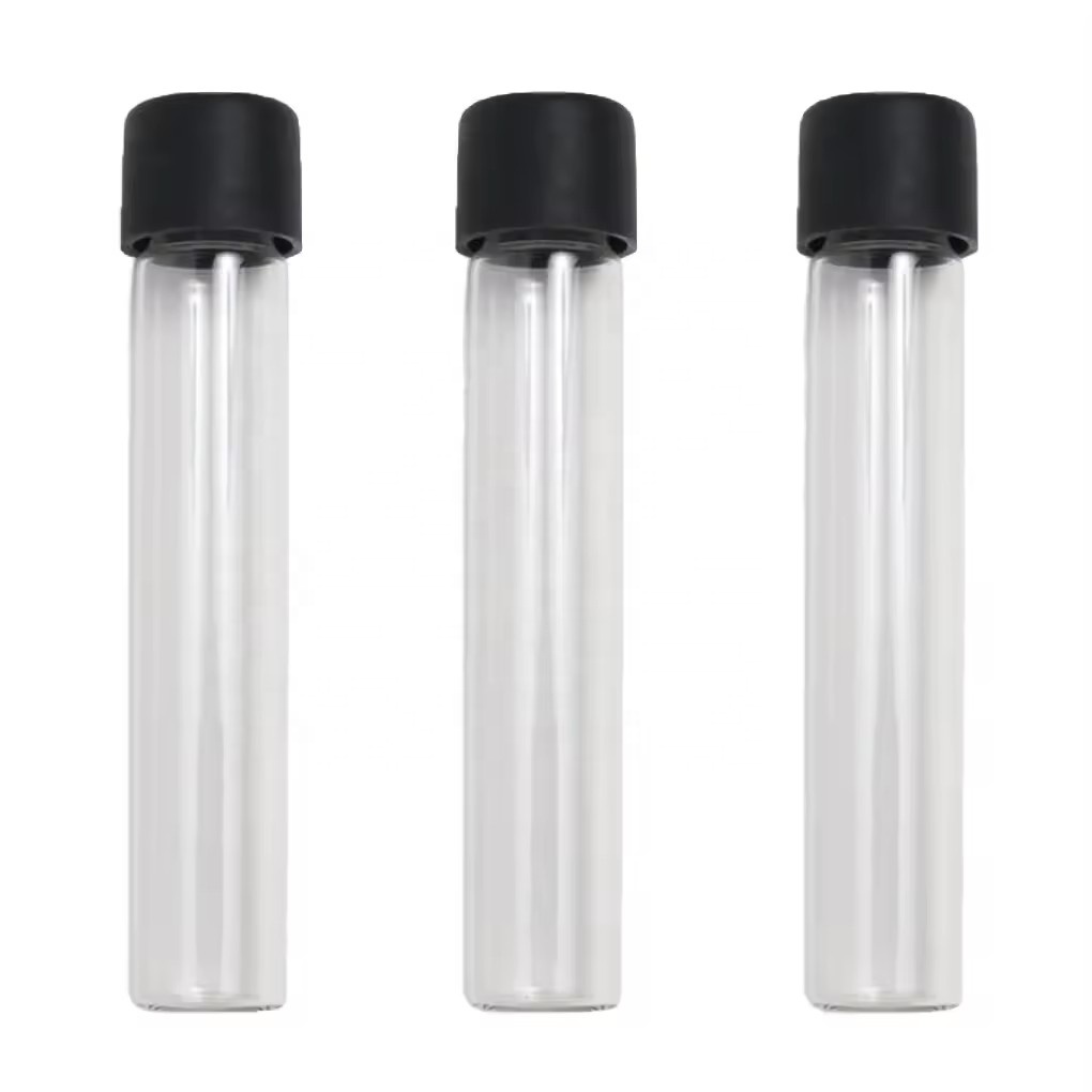 Wholesale 22*120mm Child Resistant Clear Glass Tube