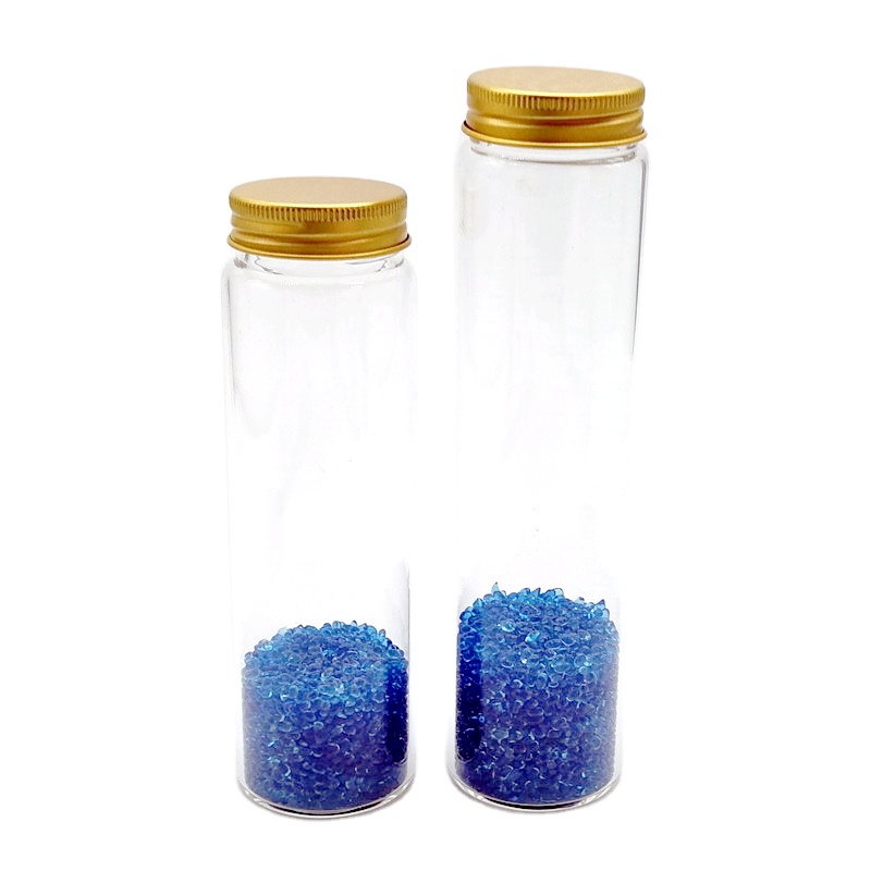 Wholesale Clear Transparent Glass Vials Aluminum Screw Cap Test Tubes for Product Packaging