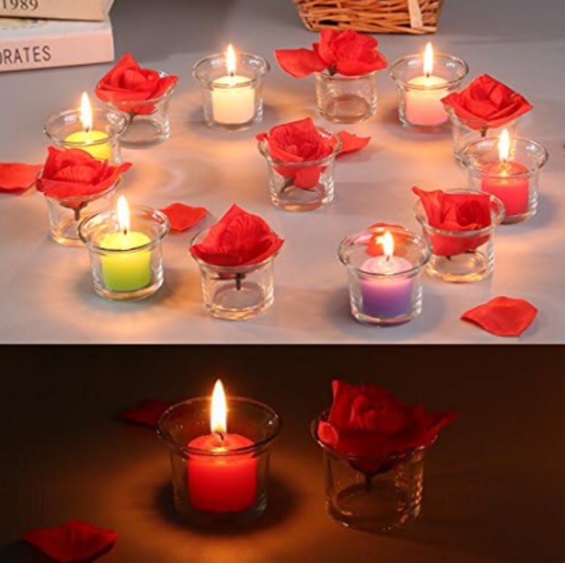 Wholesale Mini Empty Candle Holders for Home Decor 55ml Small Luxury Clear Glass Candle Vessels Container Jars