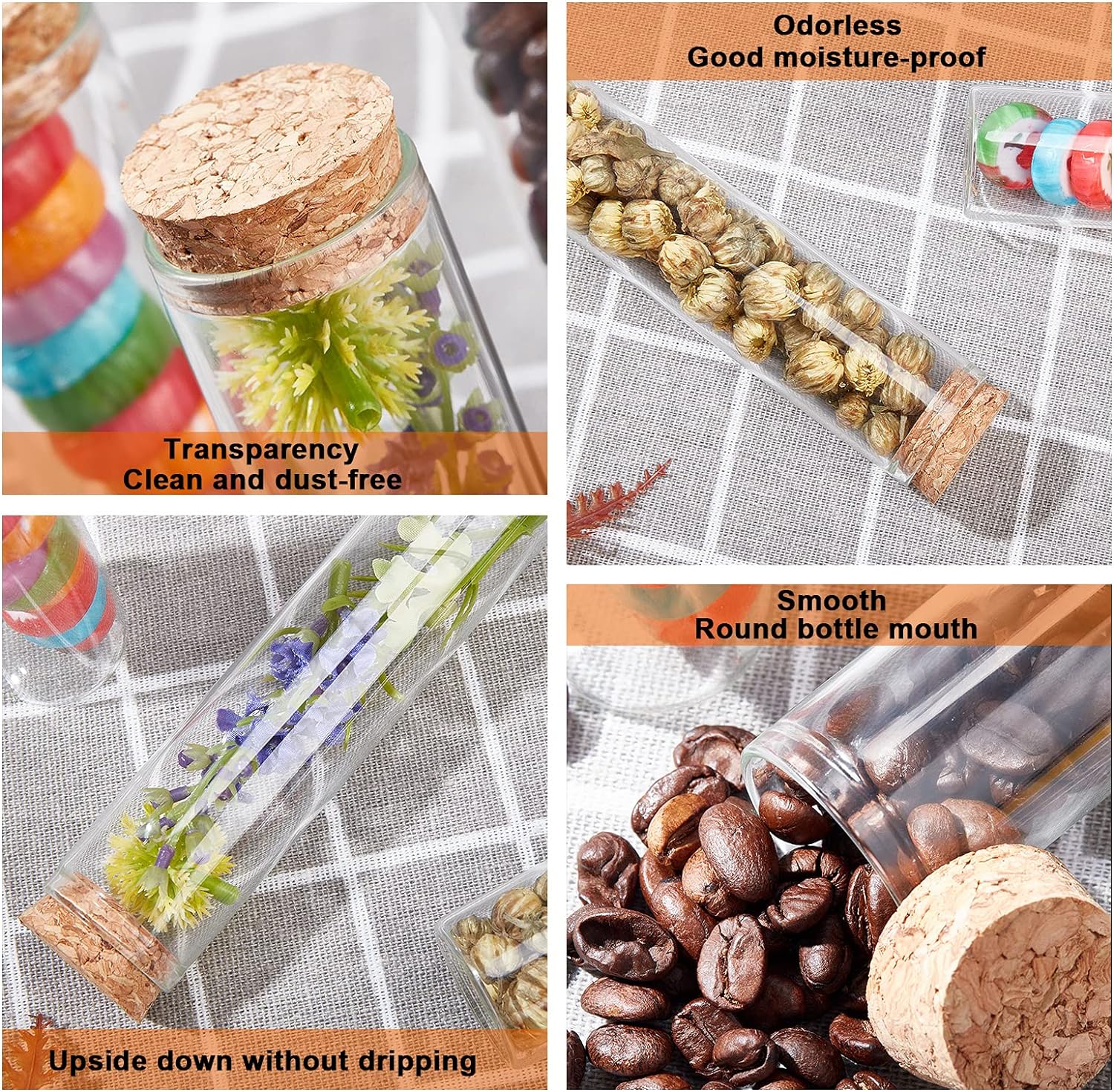 Wholesale Round Clear Glass Vials With Seal Dropper Empty Packaging Tube in 5ml 10ml 15ml 20ml 25ml Sizes for Cosmetics