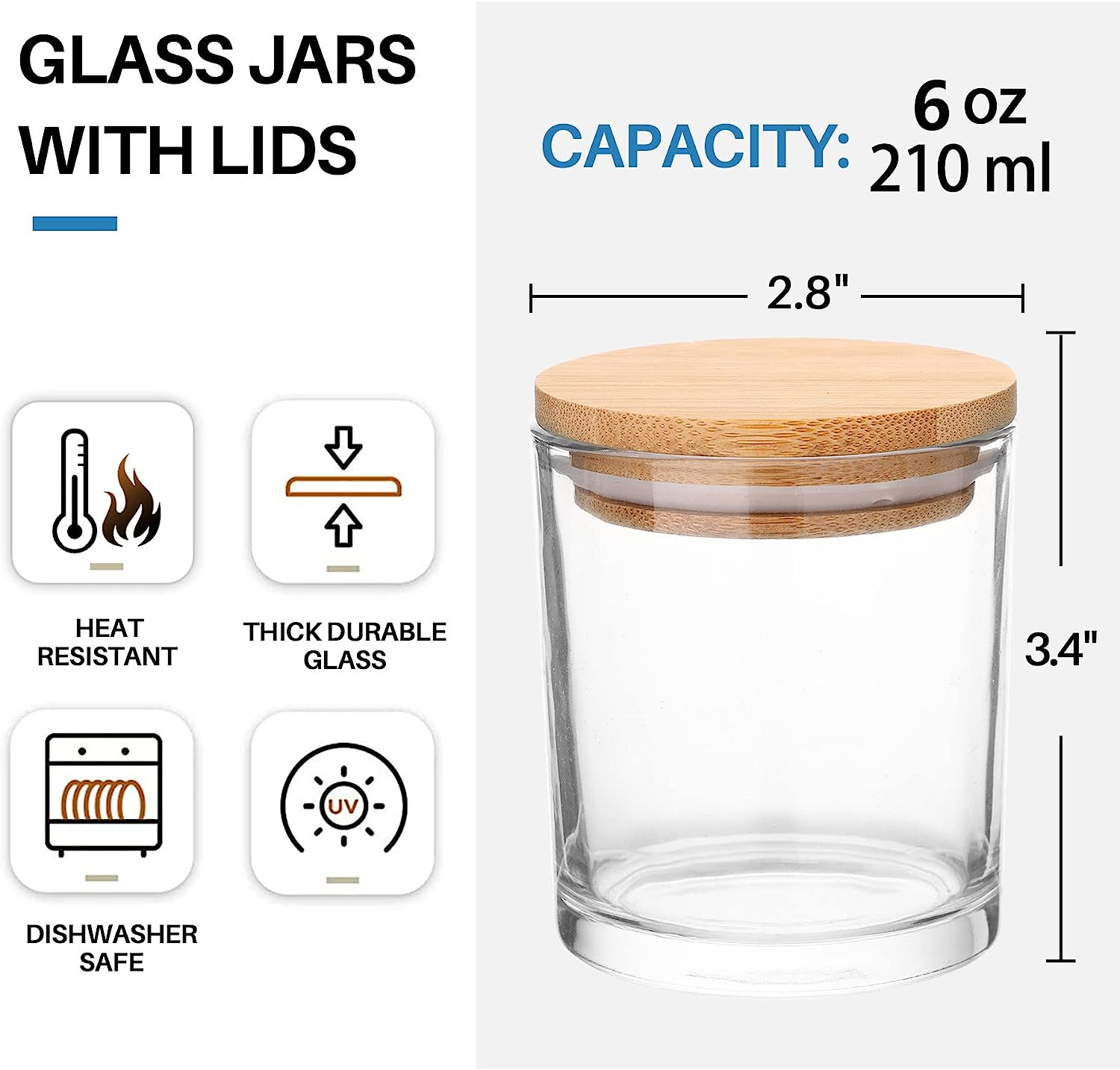 Custom Creative Candle Holders Transparent Egg Shape Aroma Glass Candle Empty Jars