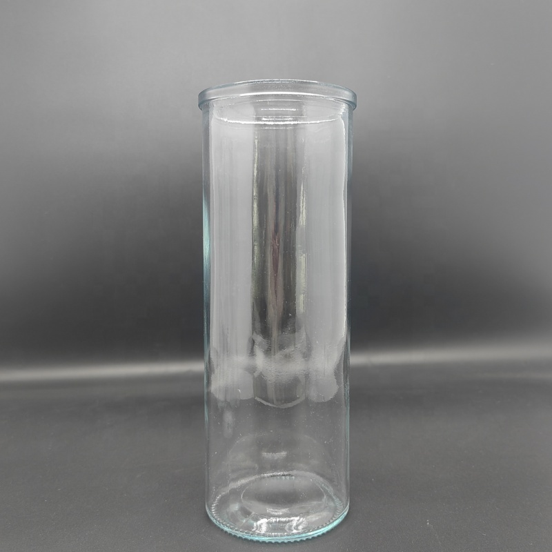 Wholesale Tall Glass Candle Holder Pillar Candlestick Glass Candle Holder Glass Candle Holder
