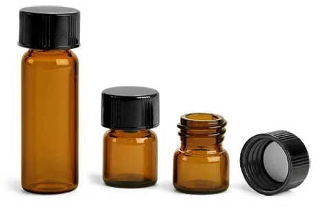 Recyclable Cosmetic Oil Frosted Glass Roll on Perfume Vial Bottle 2.7 Dram(10ml) 14.8ml 20ml  for Cosmetic With Screw Cap