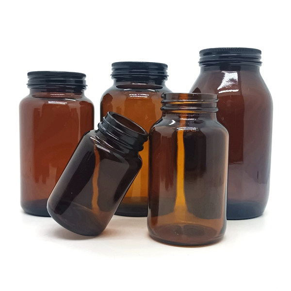 150ml Wide Mouth Glass Bottle Tablet Bottle