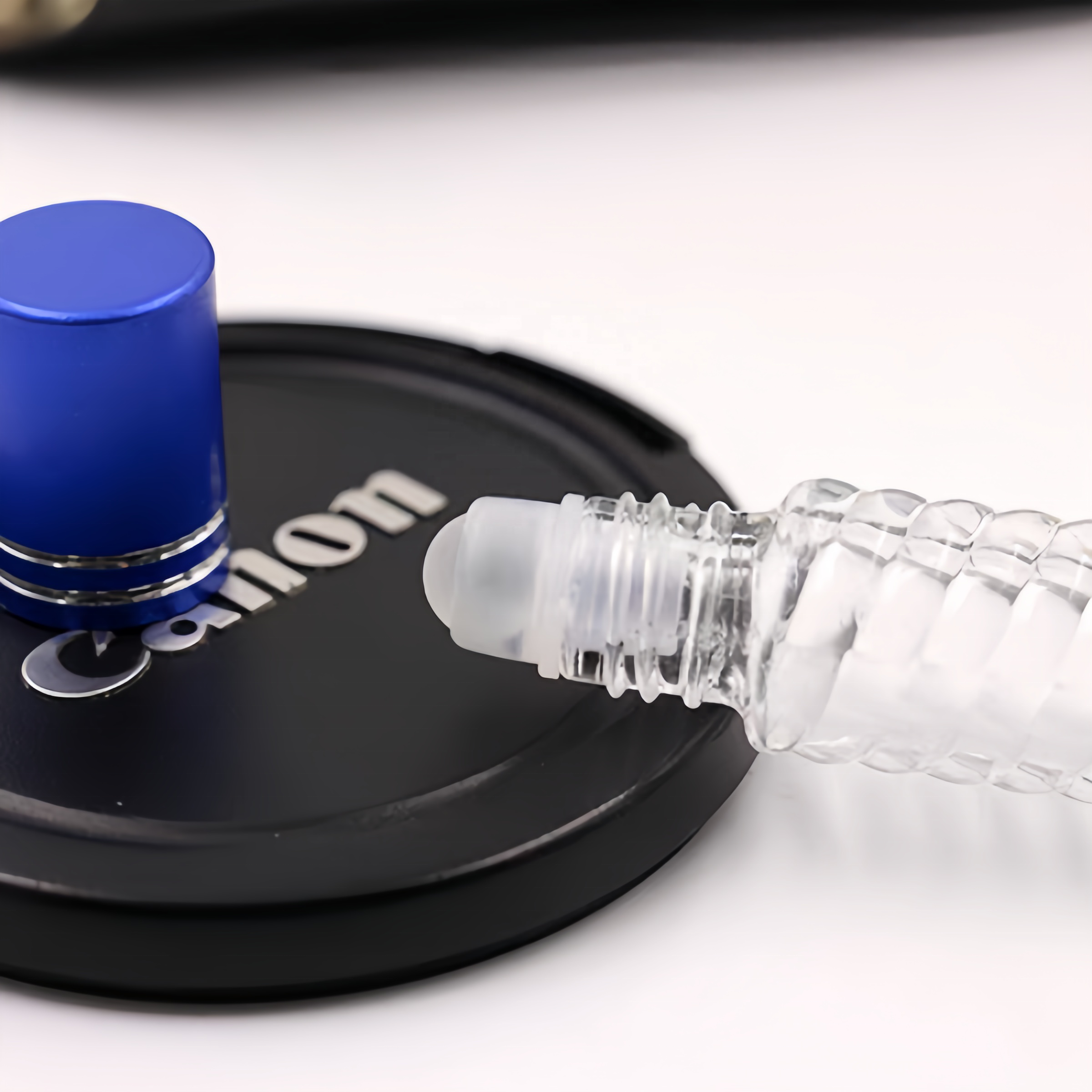 5ml 10ml Round Roll on Glass Bottle with Glass Roller and Aluminum Roller Cap