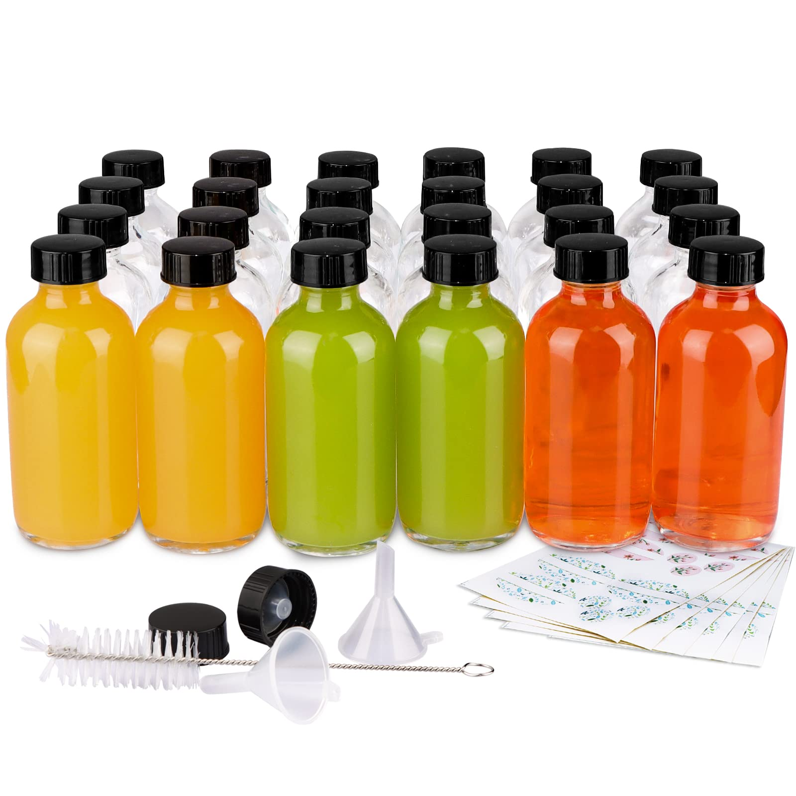 Round Boston Nail Polish Glass Bottle With Brush Cap 5ml 10ml 15ml 20ml 30ml 50ml 80ml 100ml glass bottle