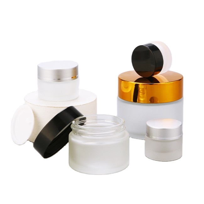 Low Price Luxury Cosmetic Containers 30g 50g Cream Jar for Glass Cosmetic Jar 15G