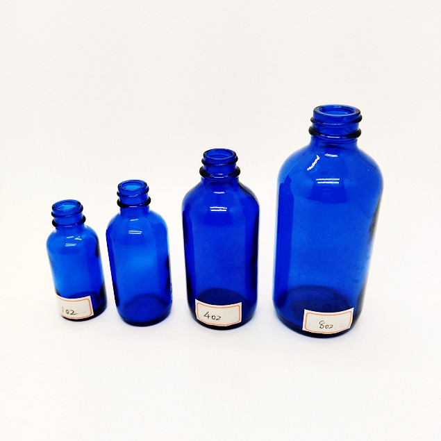 0.2oz 1oz 2oz 4oz 8oz 16oz 32oz Clear boston Round Glass Bottle