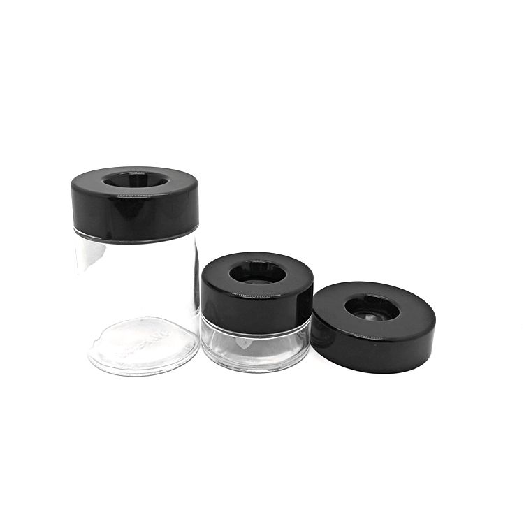 Recyclable 6oz 8oz 10oz 12oz 14oz Concentrate and Flower Vacuum Sealed Glass Jar Glass Bottle